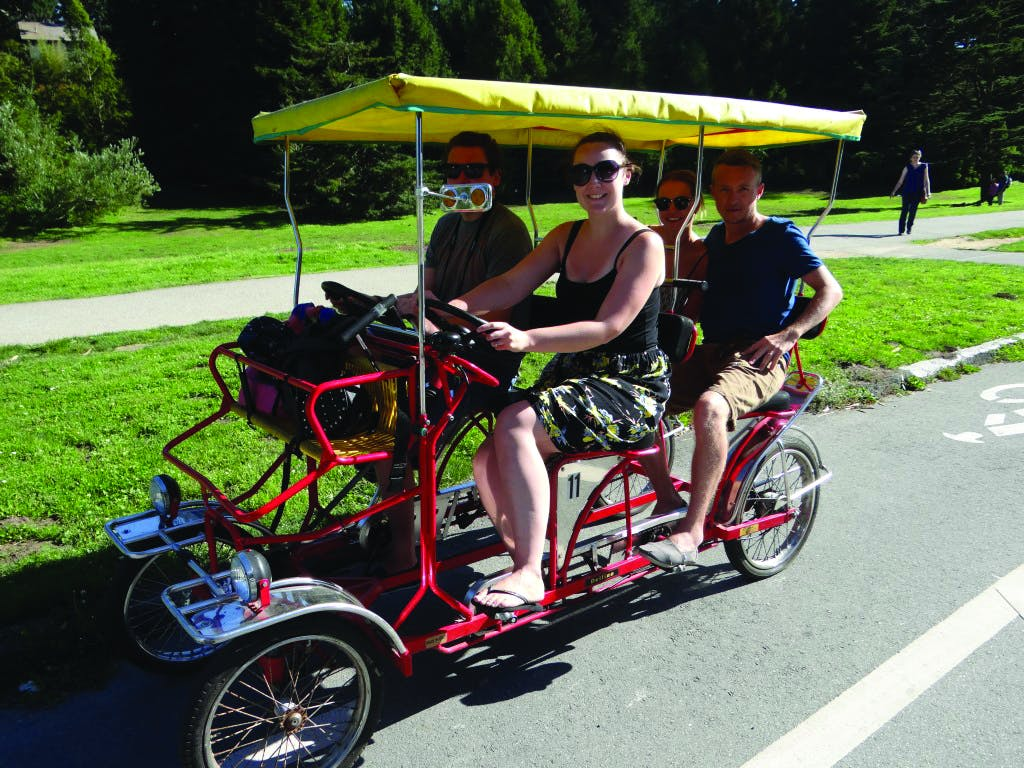 San Francisco: Surrey Bike Rental in Golden Gate Park - Photo 1 of 6